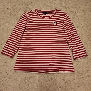 Red and White Striped Shirt